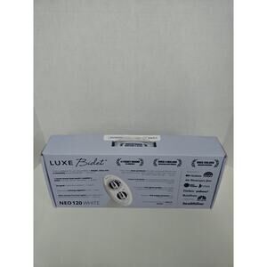 LUXE Bidet NEO 120 White Self Cleaning Nozzle Fresh Water Non Electric Bidet New